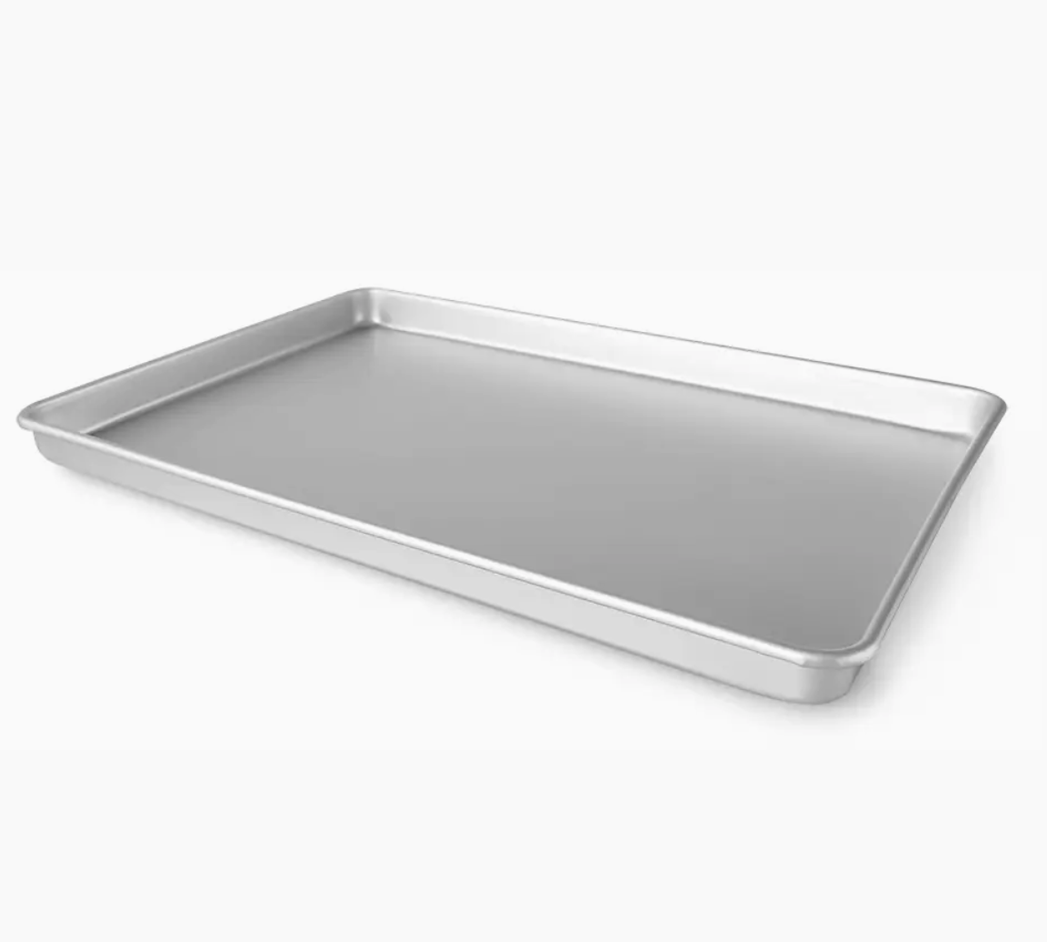 Italian Anodized Aluminium Oven Tray (41 × 28 × 2.5 cm)