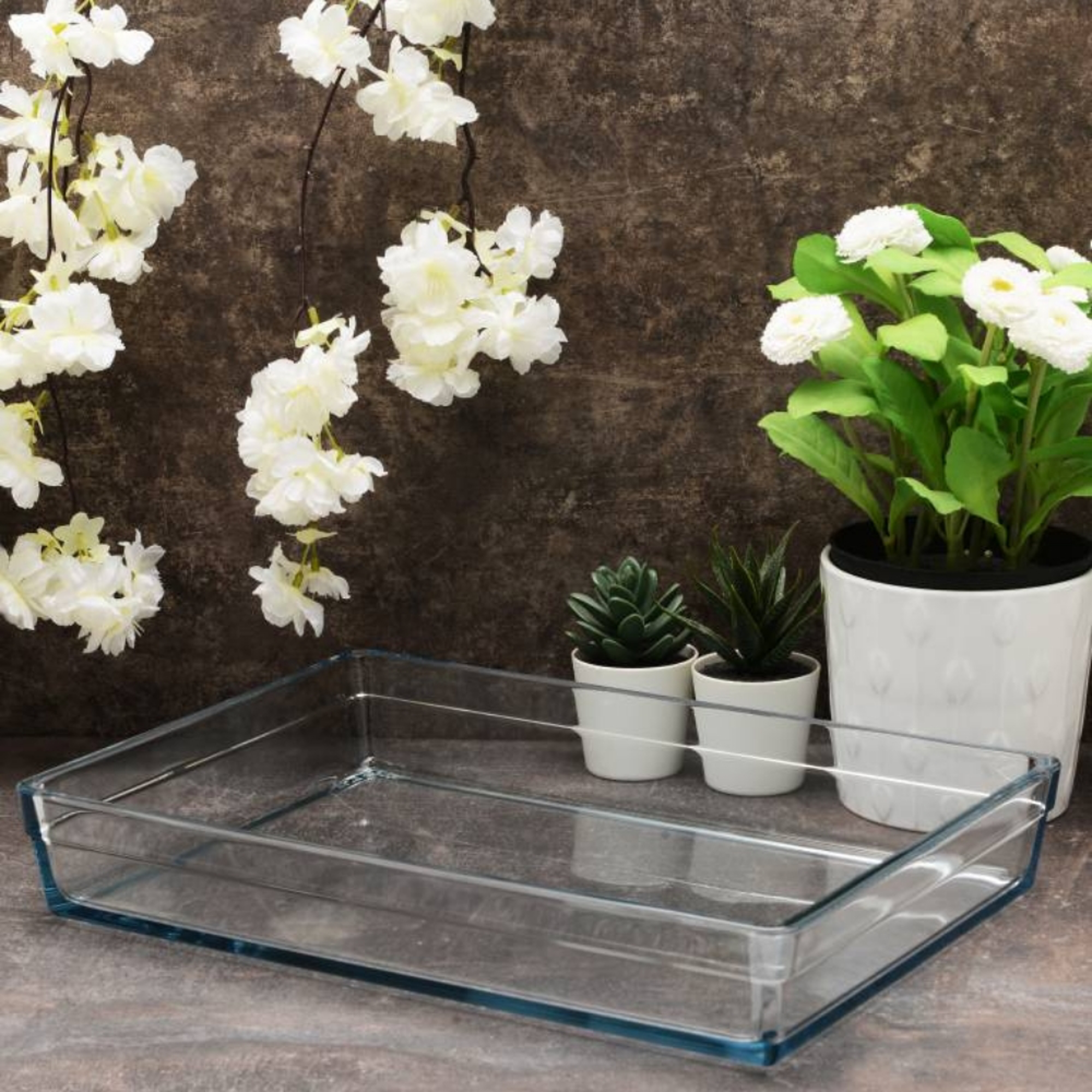Pasabahce Borcam Rectangular Oven Tray (4350 ml)