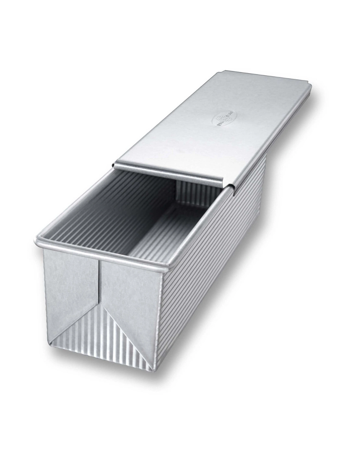 Large Pullman Loaf Pan & Cover (13 × 4 × 4 in)