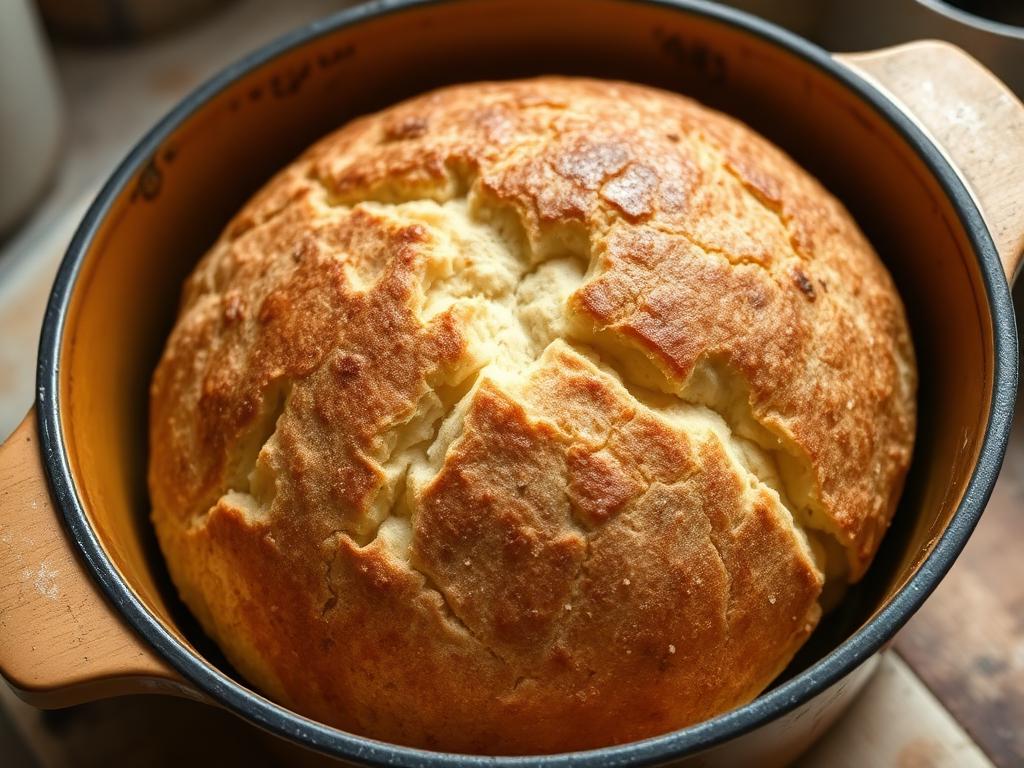 No-Knead Crusty Loaf