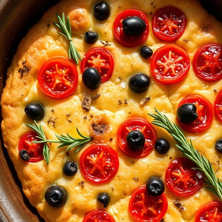 Tomato & Olive Focaccia